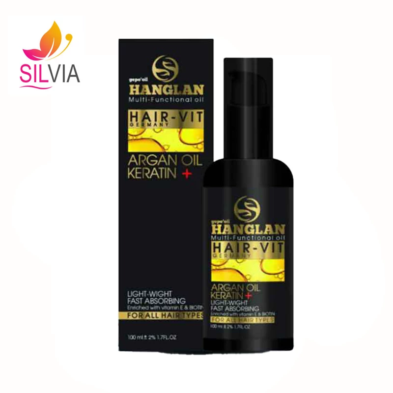 روغن ویتامینه مو آرگان حاوی کراتین هانگلن 100 میل