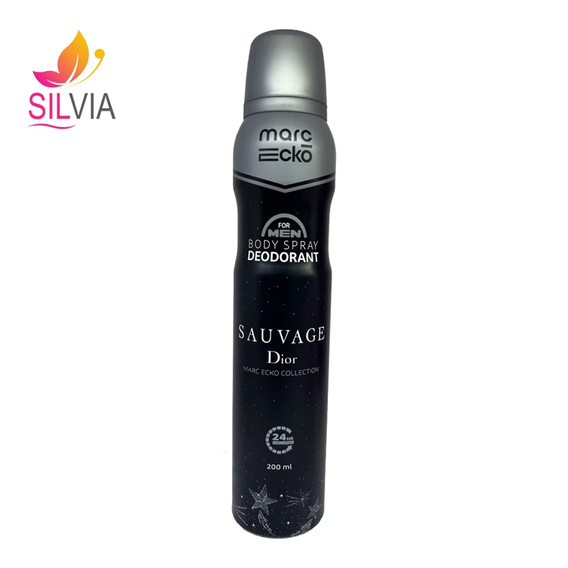 اسپری خوشبو کننده بدن مردانه Sauvage Dior مارک اکو 200 میل
