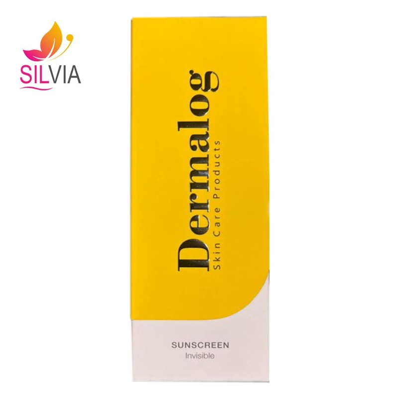کرم ضد آفتاب بی رنگ فاقد چربی پوست مختلط تا چرب SPF50 درمالوگ 50 میل