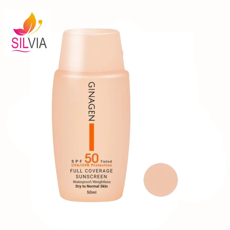 کرم ضد آفتاب رنگی - 03 SPF50 پوست خشک و نرمال ژیناژن 50 میل