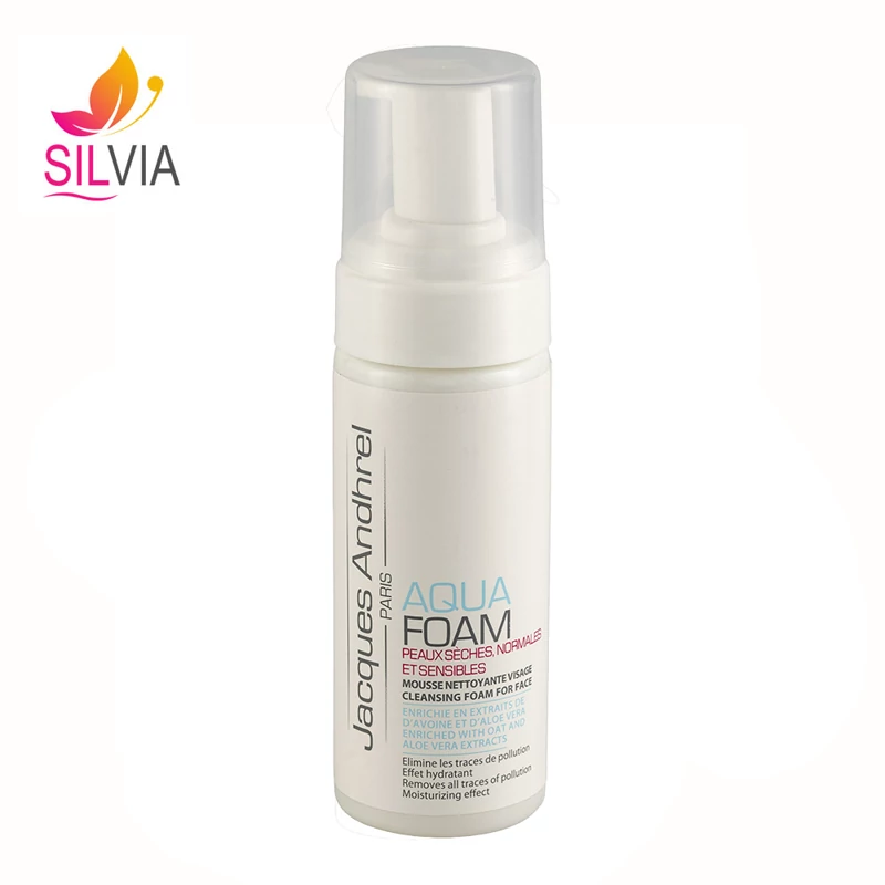 فوم شستشوی صورت پوست خشک ، معمولی و حساس Aqua Foam ژاک آندرل 150 میل