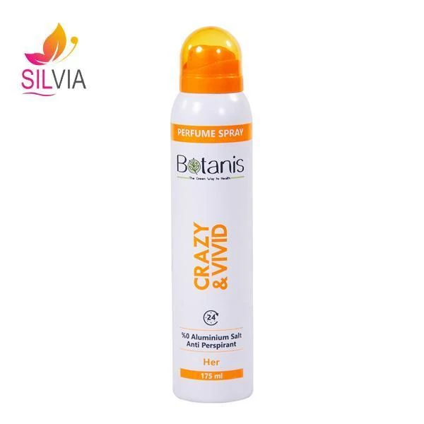 اسپری بدن عطری بانوان Crazy & Vivid بوتانیس 175 میل