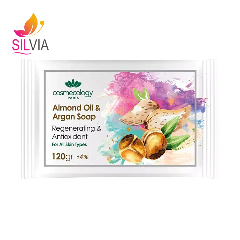صابون روغن بادام و آرگان مناسب پوست خشک کاسمکولوژی 120 گرم