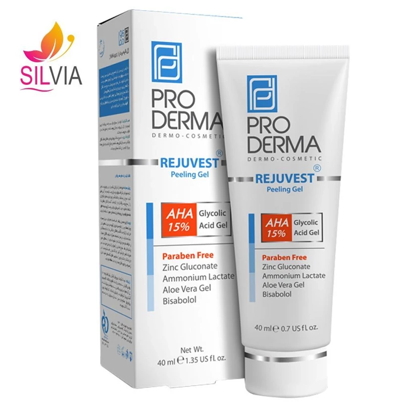 ژل لایه بردار 15% AHA پرودرما 40 میل