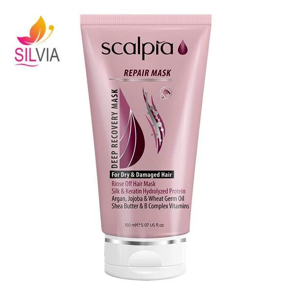 ماسک موهای خشک و آسیب دیده با آبکشی اسکالپیا 150 میل