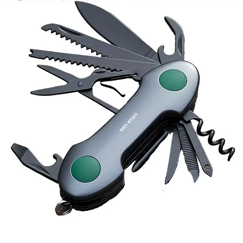چاقو 14 کاره گرین لاین Green Lion 14 In 1 Multi Tool Key Chain Knife