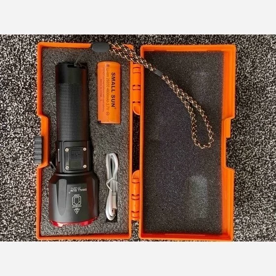 چراغ قوه اسمال سان ZY-2310 نور متمرکز برد بالا با نمایشگر شارژ و پاوربانک