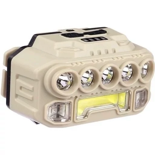 چراغ پیشانی COB سنسوردار مدل HX-817S با شدت نور 7500 لومن