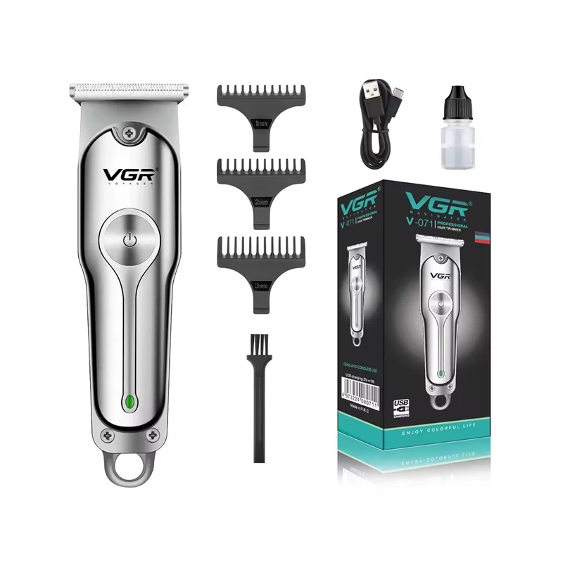 ماشین اصلاح سر و صورت VGR-071 اصلی ریش تراش خط زن و سایه زن وی جی ارvgr071 اصل