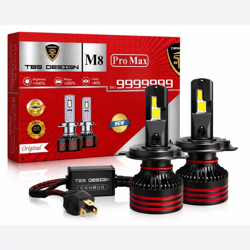 هدلایت توبیز پایه H4 مدل M8 PROMAX با گارانتی