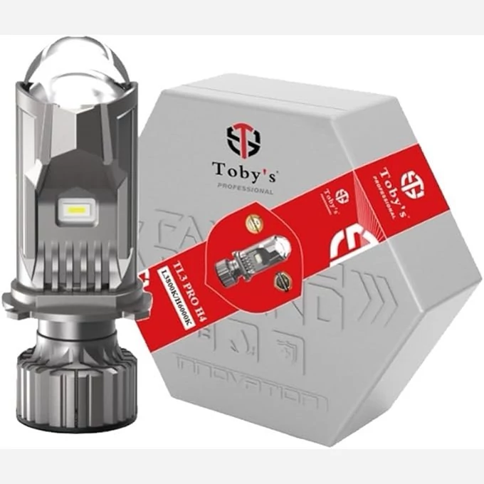 سوپر لنز دو رنگ Tobys TL3 PRO پایه H4 با گارانتی