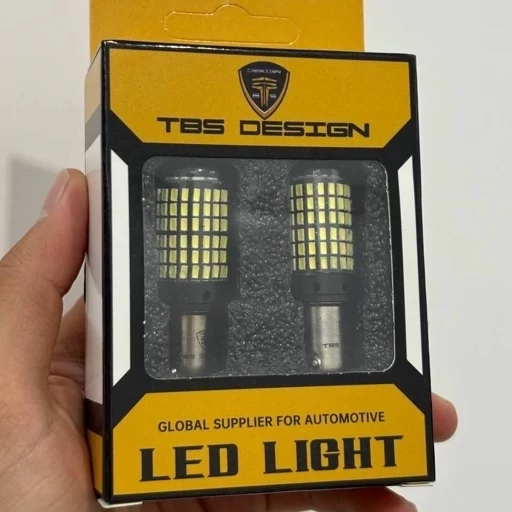 لامپ فندقی دو کنتاکت قرمز 144 SMD توبیز خار روبرو
