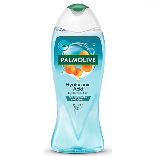 شامپو بدن پالمولیو Palmolive حاوی هیالورونیک اسید و عصاره سنجد کوهی حجم 500 میل