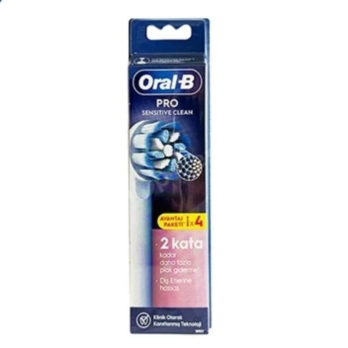 سری یدک مسواک برقی اورال بی 4 عددی مدل PRO Sensitive Clean