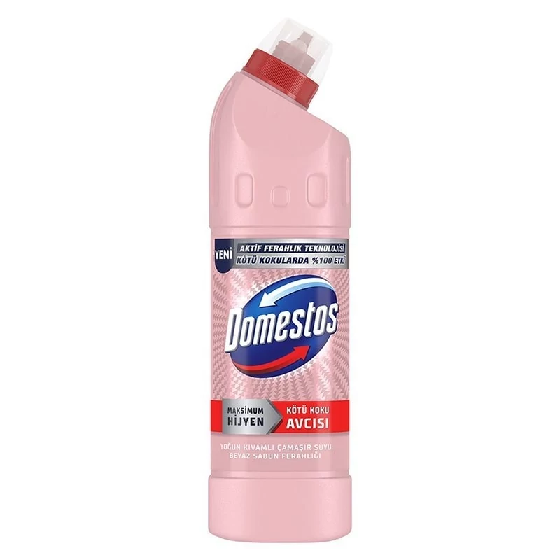 مایع جرمگیر و سفیدکننده دامستوس صورتی ترکیه مدل Domestos Kotu Koku