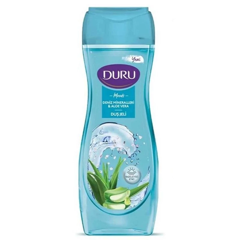شامپو بدن دورو مدل مواد معدنی ساحلی و آلوئه ورا DURU ENIZ MINERALLERI ALOE VERA