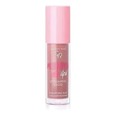 لیپ گلاس رنگی حجم دهنده PLUMPED LIPS گلدن رز Golden Rose کد 204