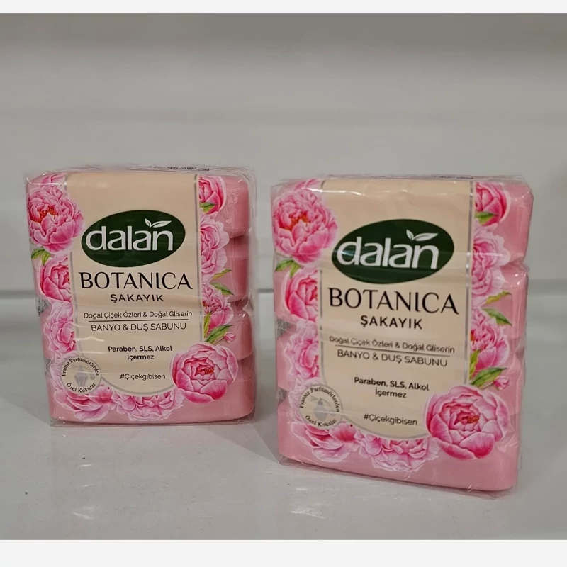 صابون دالان dalan بوتانیکا عصاره گل طبیعی و گلیسرینه پک 4تایی 600گرمی