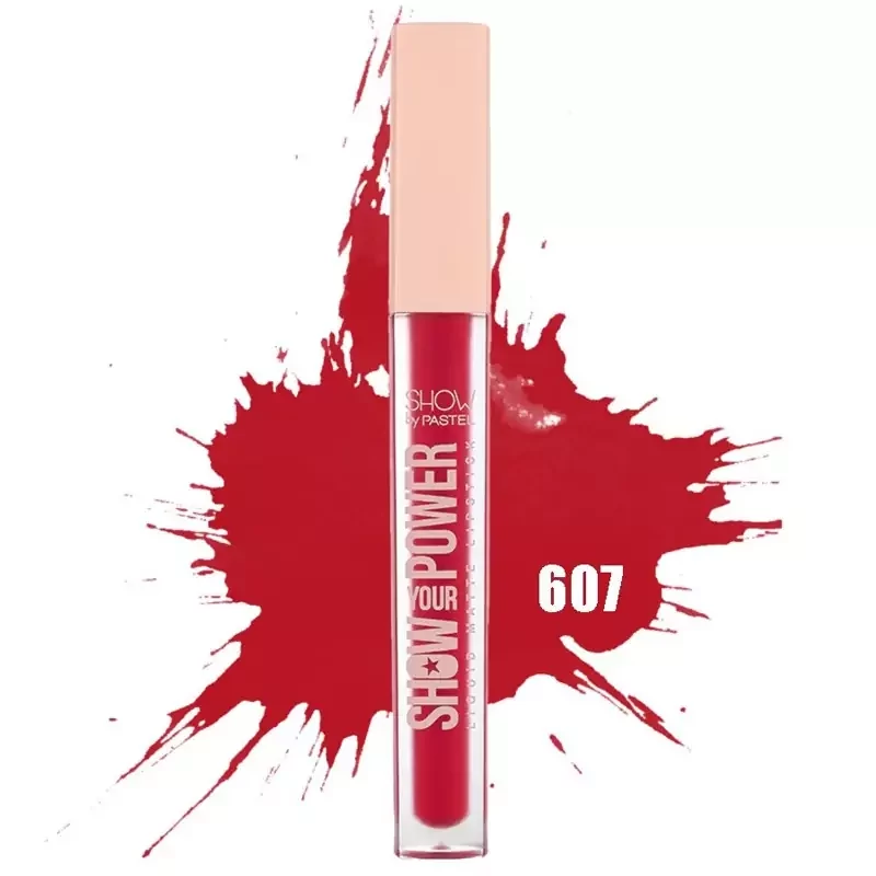 رژلب مایع پاستل (Pastel) مدل Show Your Power کد 607