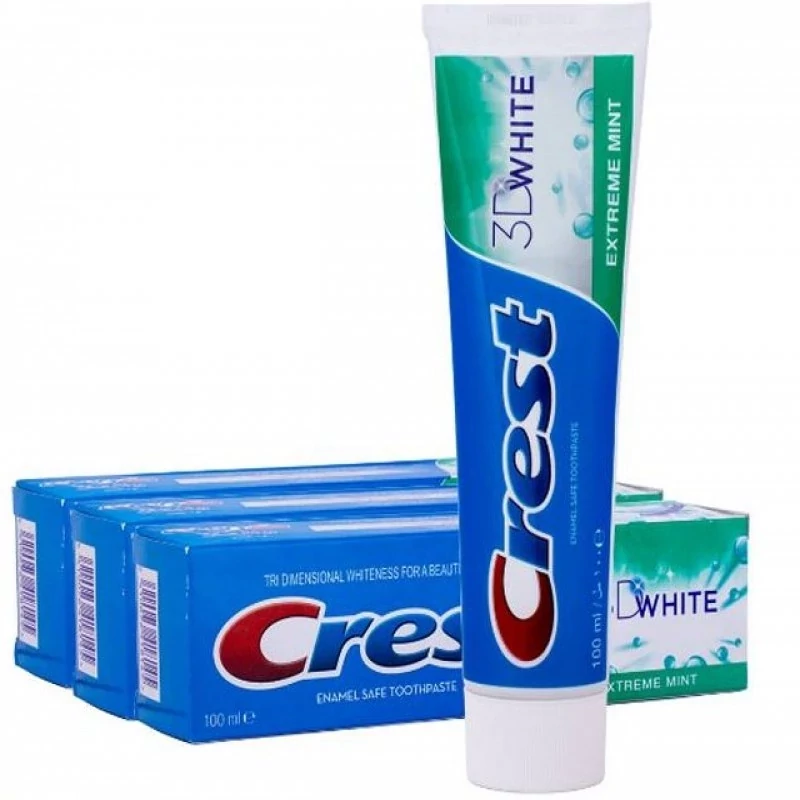 خمیر دندان کرست سفید کننده 3D White اصل آلمان حجم 100 میل