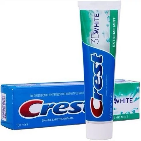 خمیر دندان کرست 3D White مدل Extreme Mint رایحه نعناع حجم 100 میل