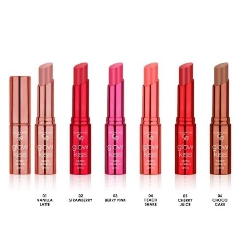 تینت لب جامد گلدن رز مدل رایحه کیک شکلاتی GLOW KISS 06