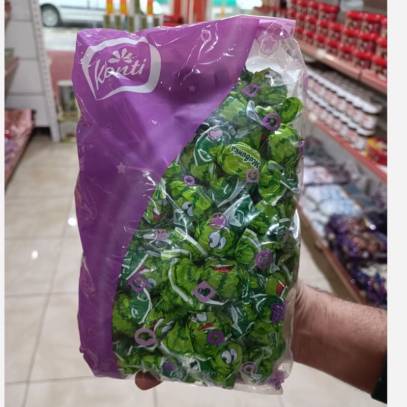 آبنبات ژله ای رونی کنتی هندوانه ای Konti Ronni 1 کیلویی