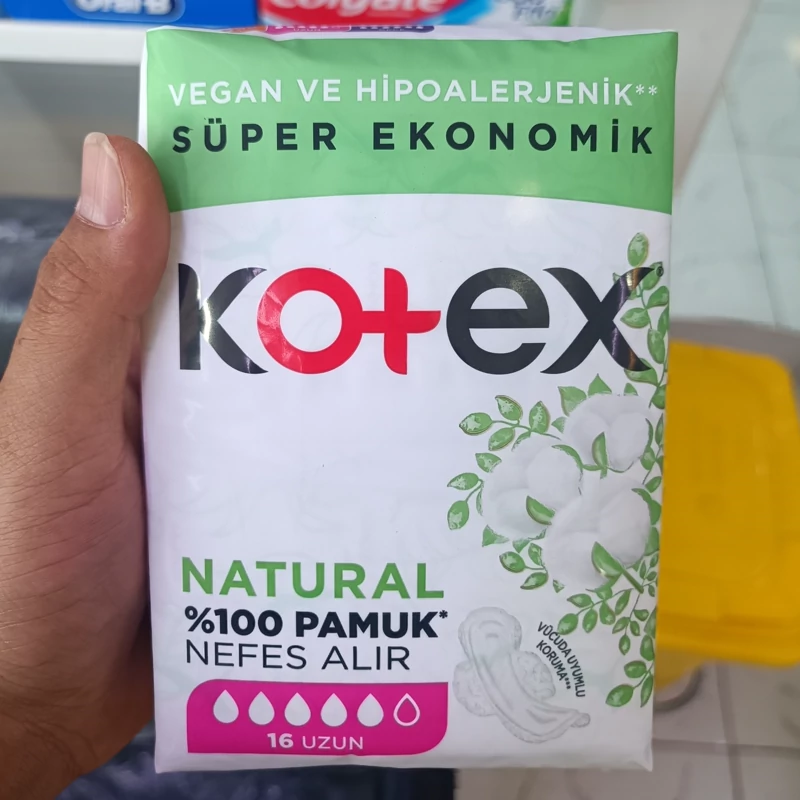 نوار بهداشتی فوق ارگانیک کوتکس 16 عددی Kotex