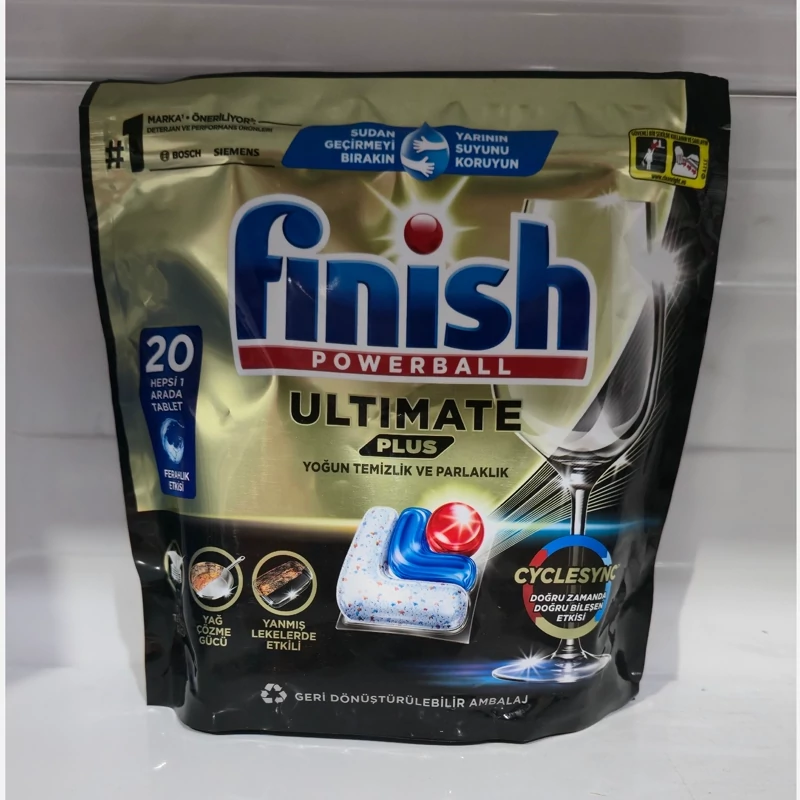 قرص ماشین ظرفشویی فینیش مدل Ultimate Plus بسته 20عددی