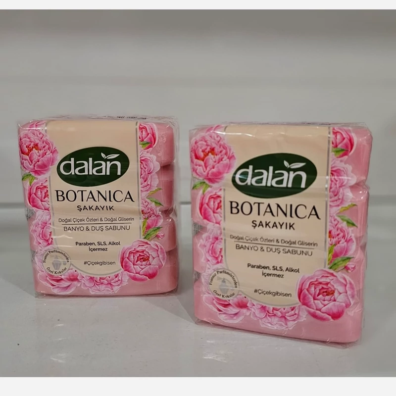 صابون دالان dalan بوتانیکا عصاره گل طبیعی و گلیسرینه پک 4تایی 600گرمی