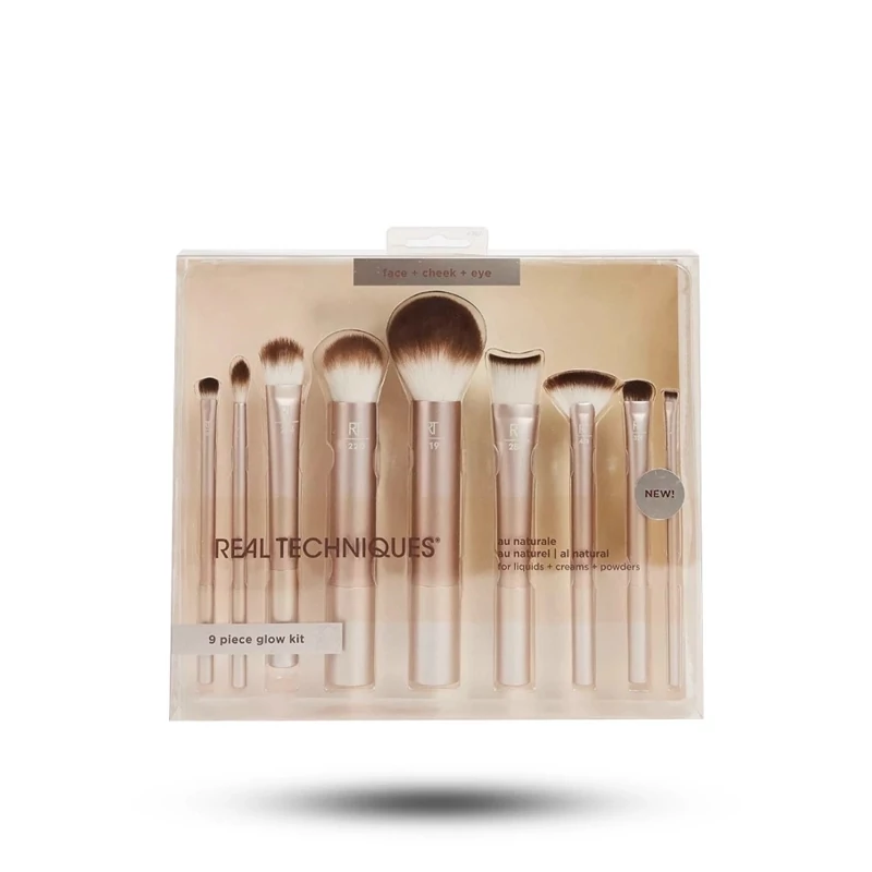 ست براش 9 تکه ریل تکنیک مدل Au Naturale