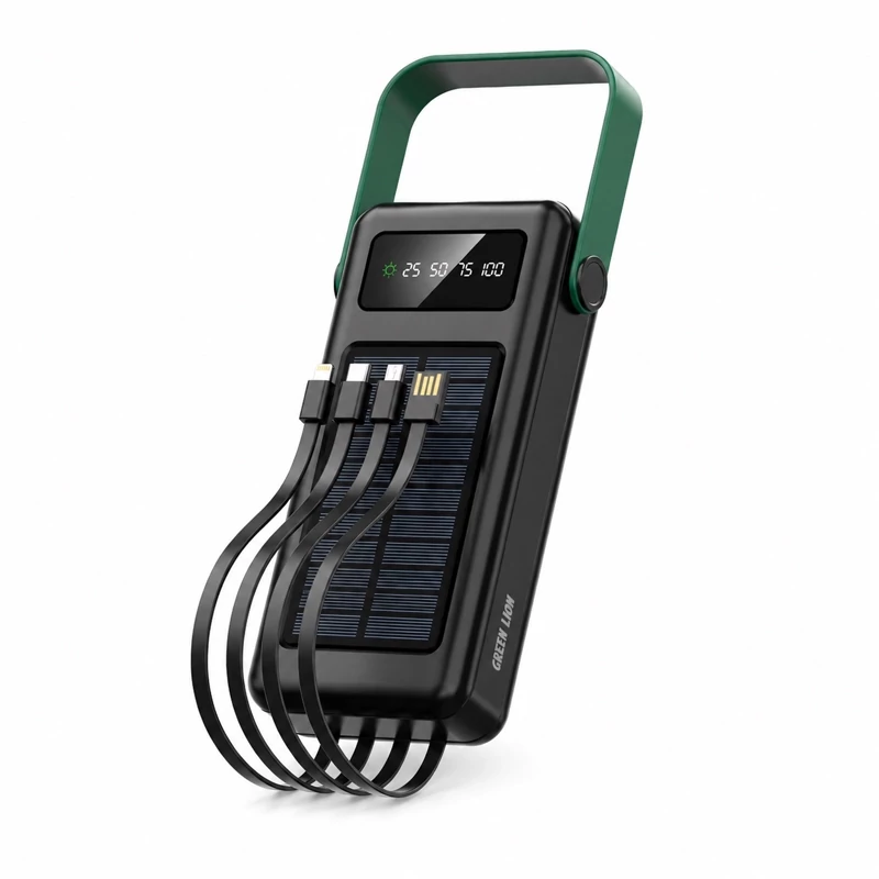 پاوربانک خورشیدی گرین لاین Solar Max ظرفیت 30000 فست شارژ