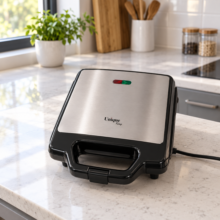 ساندویچ ساز 4 کاره یونیک مدل MN-2080 اسنک ساز ،گریل ، وافل و دونات