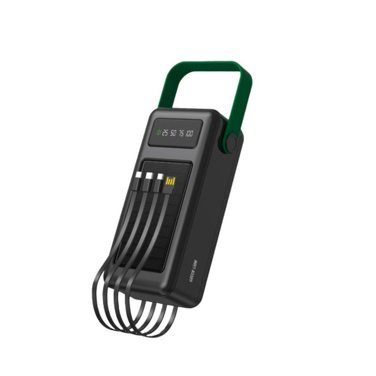 پاوربانک خورشیدی اورجینال 50000 میلی آمپر برند GREEN LION مدل SOLAR MAX کد003750