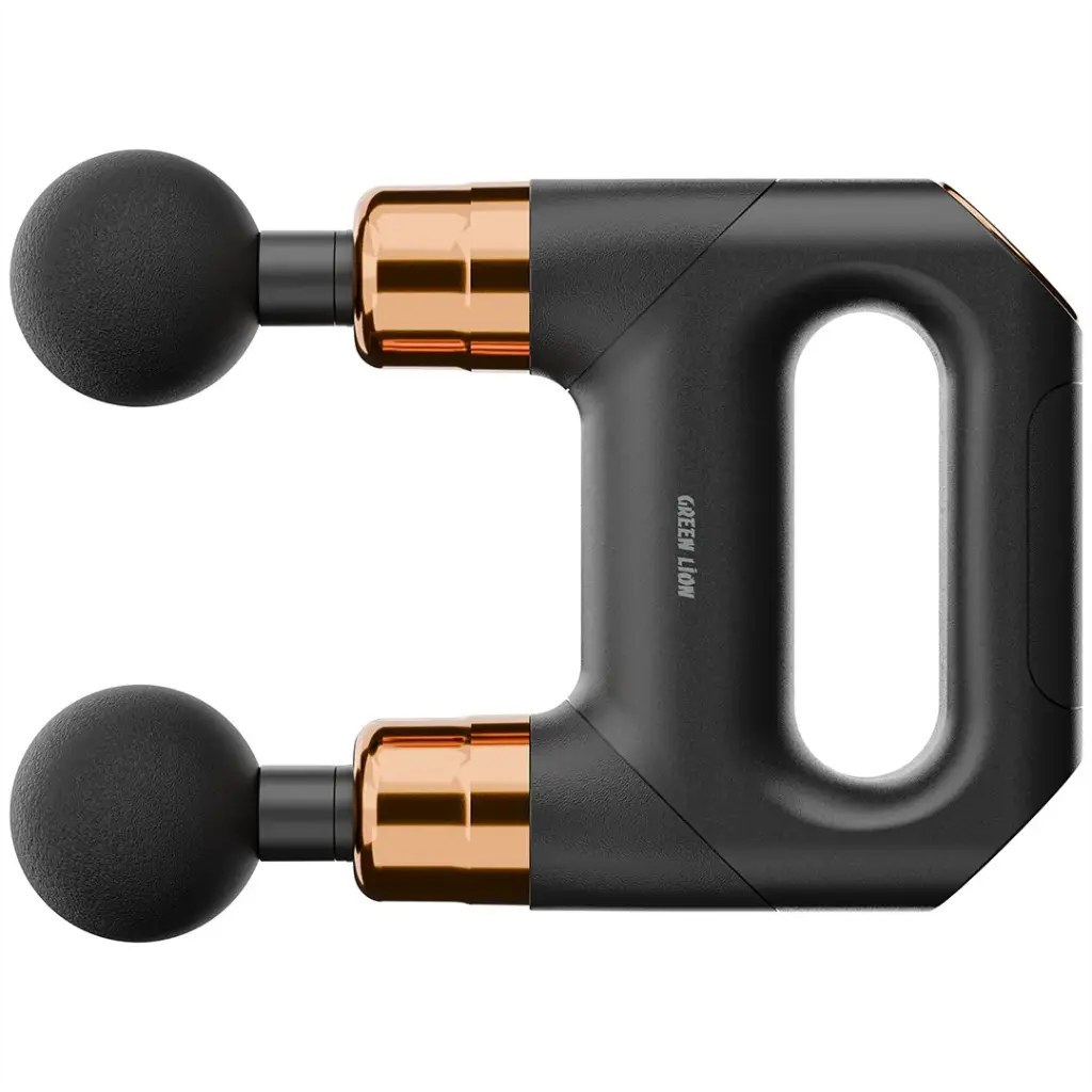 ماساژور دو سر گرین لاین Green Lion Vibe pro Dual head massage gun GNVDUMSGUNBK