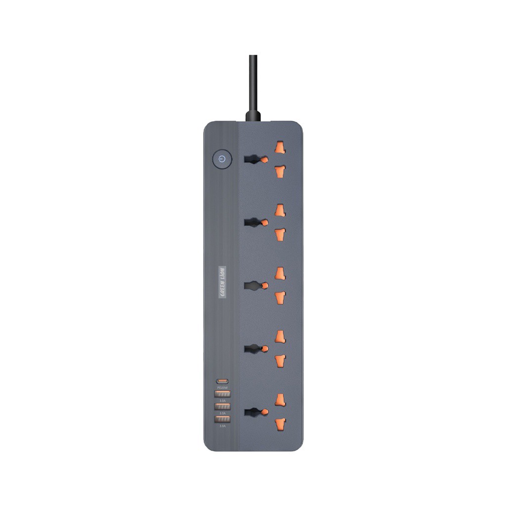 چند راهی هوشمند و شارژر Green Lion مدل GS-250 Power Socket 2500W