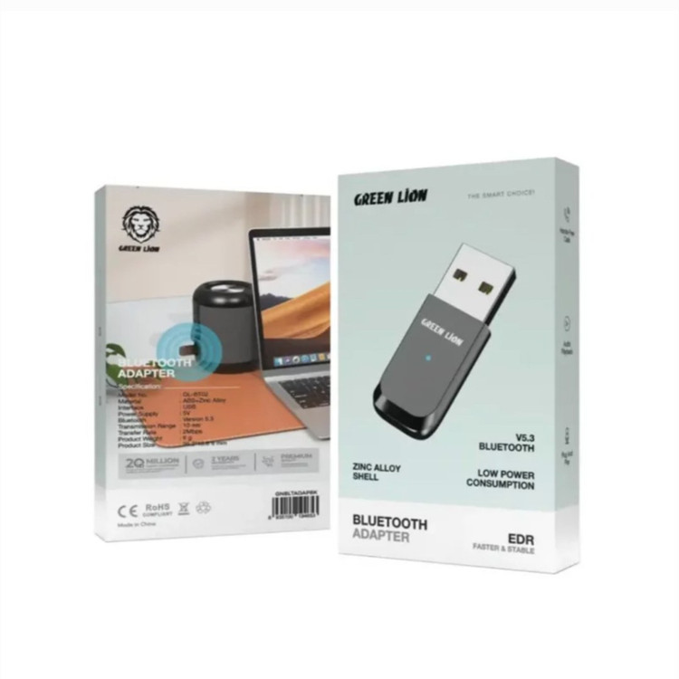 دانگل بلوتوثی گرین لاین Green Lion Zinc Alloy Shell Bluetooth Adapter