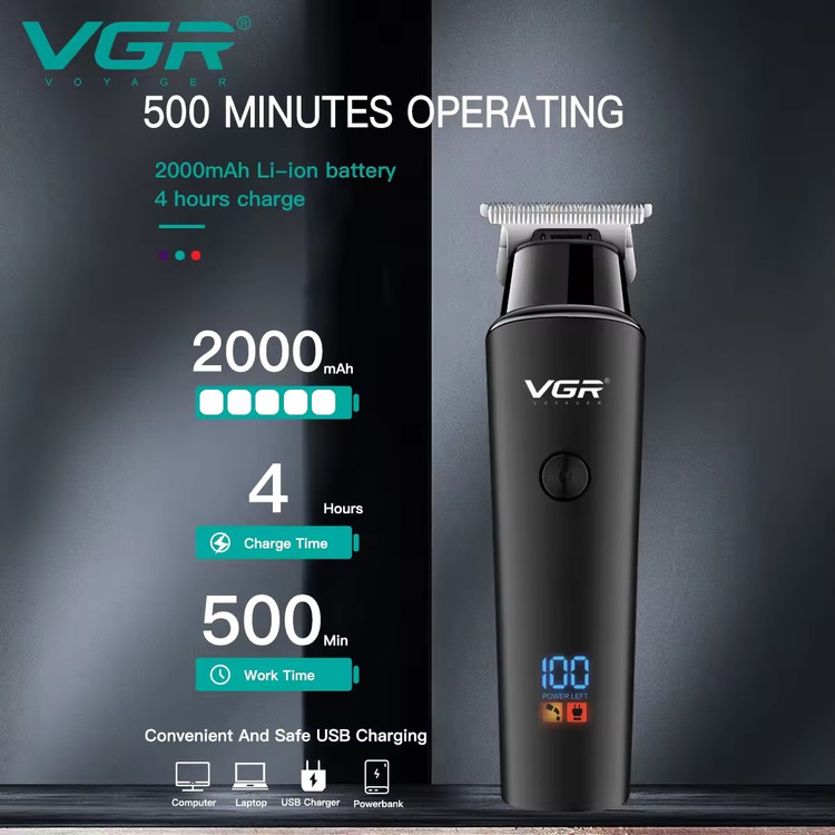 ماشین اصلاح VGR V-937 شارژدهی فوقالعاده، قدرتی فراتر از انتظار
