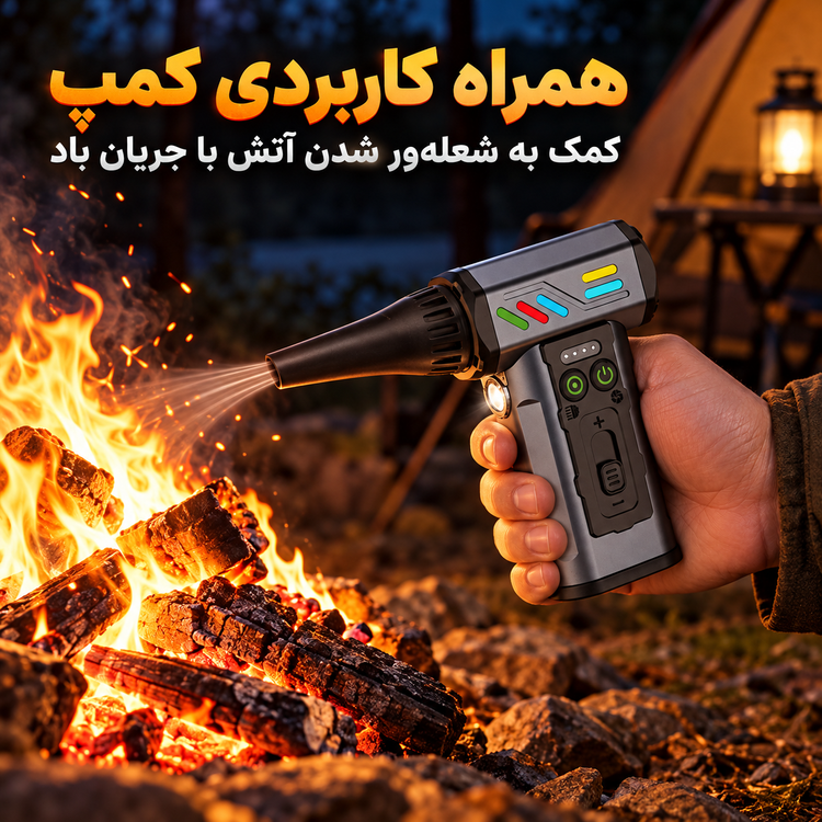 جت فن توربو شارژ دمنده و مکنده F034-1 قدرت 130هزار