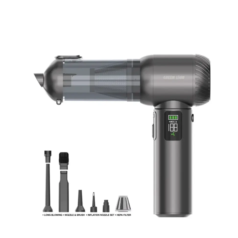 جارو و دمنده شارژی گرین لاین Multi-Force مدل GB-286X مکش 15000Pa + موتور 100هزار دور