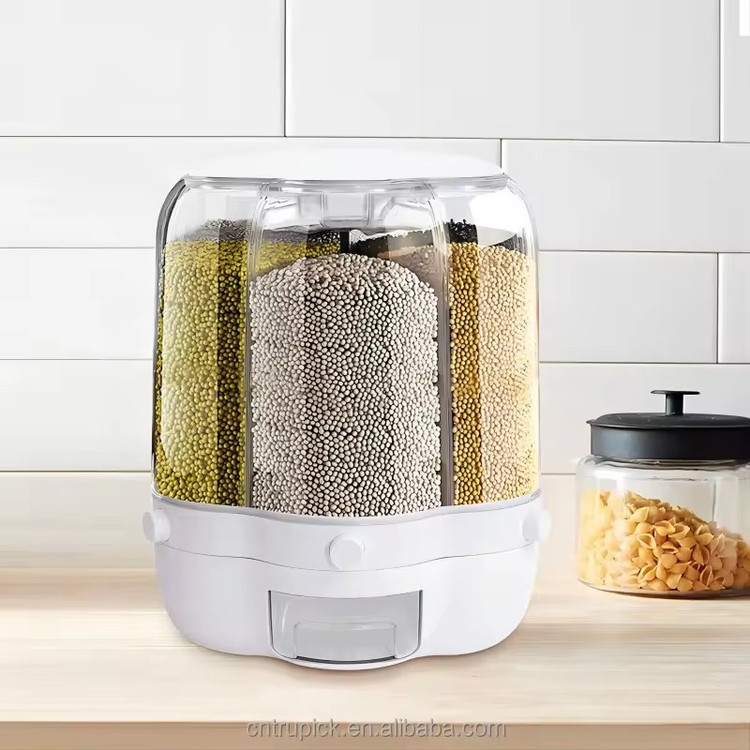 جا حبوباتی چرخشی سایز بزرگ GRAIN با 6 خانه مجزا