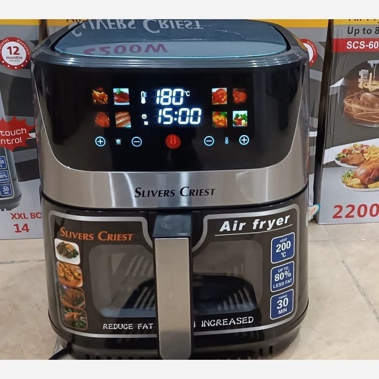 سرخکن سیلور کرست 15.5 لیتری 2 المنته 3500 وات مدل 6090