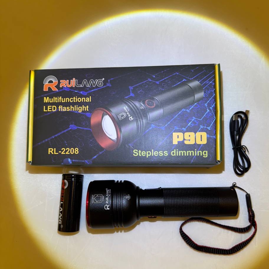 چراغ قوه زومدار رولانگ RL-2208 ضدآب برد بالای 300