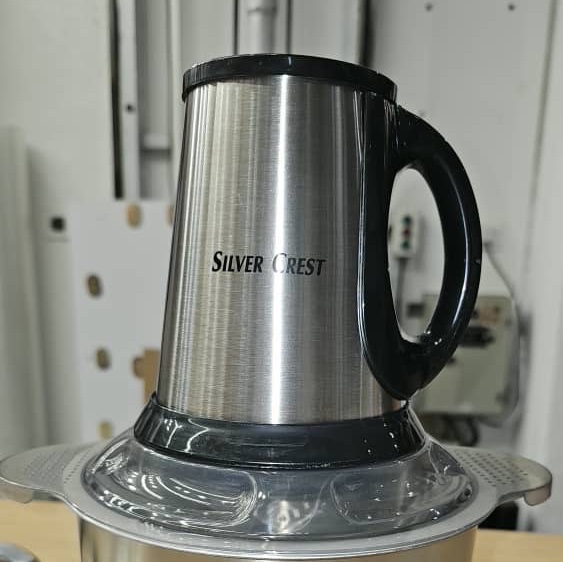 خردکن برقی سیلور کرست مدل SL-2021 کاسه استیل 3.8 لیتری با 6 تیغه