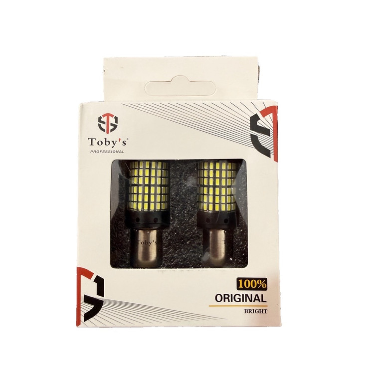 لامپ 144 SMD دو کنتاکت توبیز سفید خار روبرو