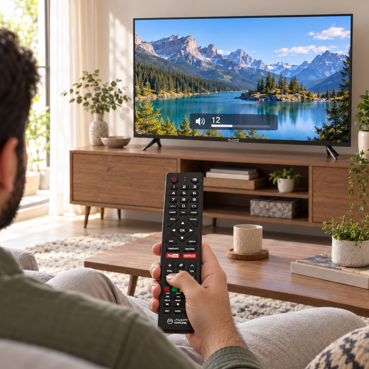 تلویزیون 43 اینچ ال ای دی هوشمند کارونیل مدل LED43HD380