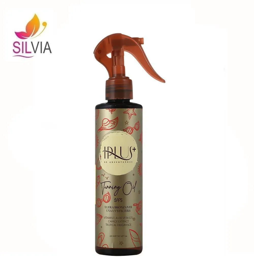 روغن آفتاب برنزه کننده پوست با SPF5 آی پلاس 225 میل