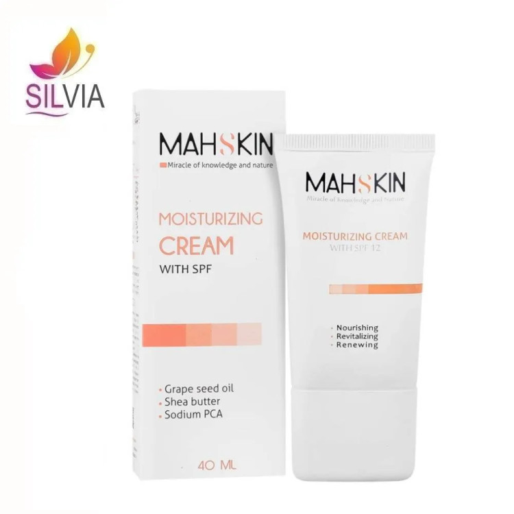 کرم مرطوب کننده حاوی SPF مه اسکین MAHSKIN حجم 40 میل