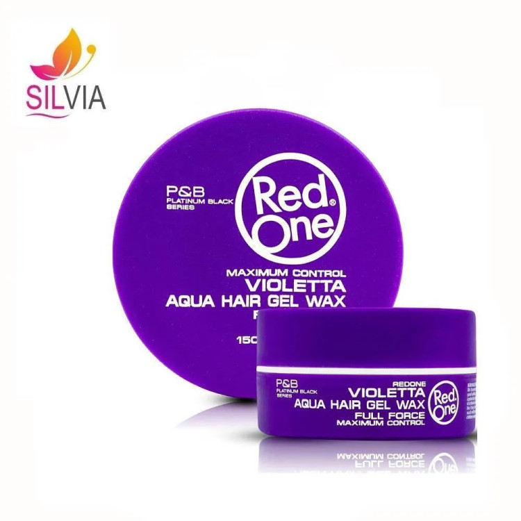 ژل واکس مو فوق قوی با پایه آب ردوان سری Aqua مدل VIOLETTA (بنفش) با رایحه اسطوخودوس حجم 150 میل
