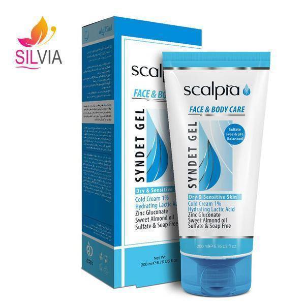 ژل شوینده غیر صابونی کرمدار و مرطوب کننده پوست خشک و حساس اسکالپیا 200 میل